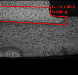 Laser micro welding